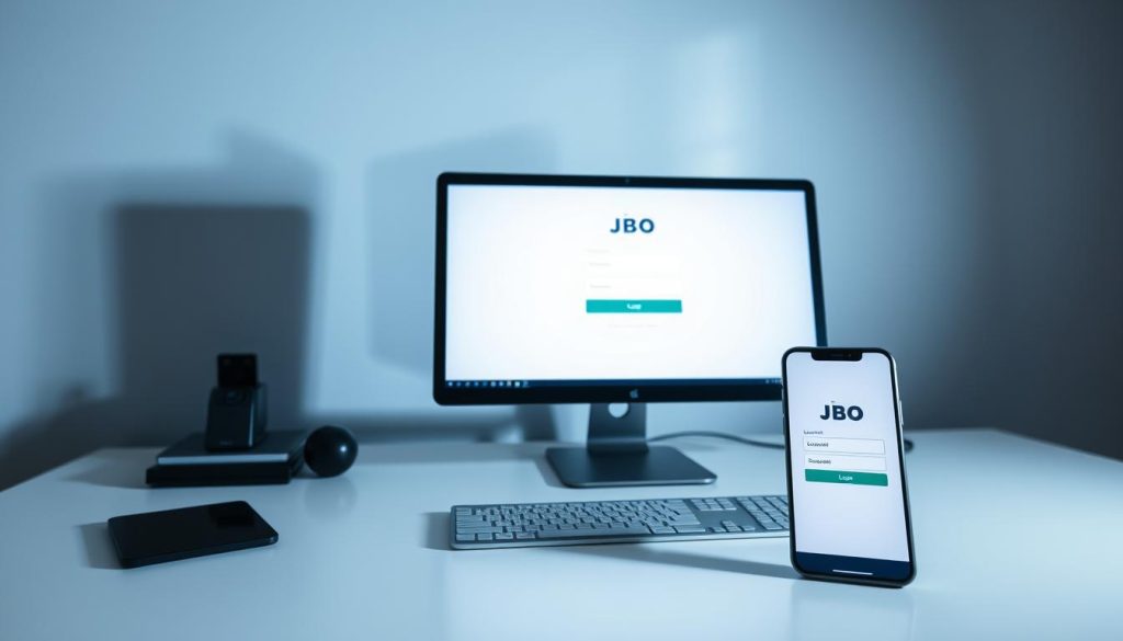 đăng nhập JBO trên máy tính và di động